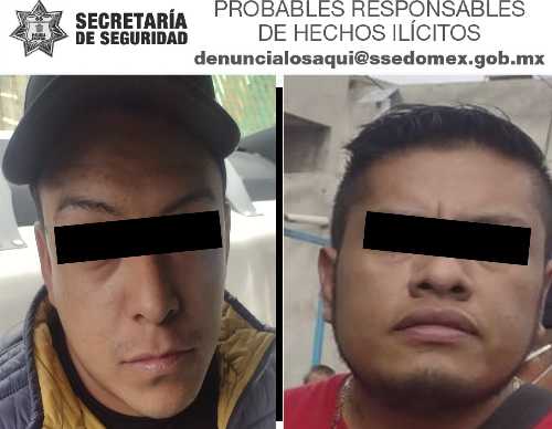 Video: Tras persecución, detienen a dos ladrones de comercios en Metepec